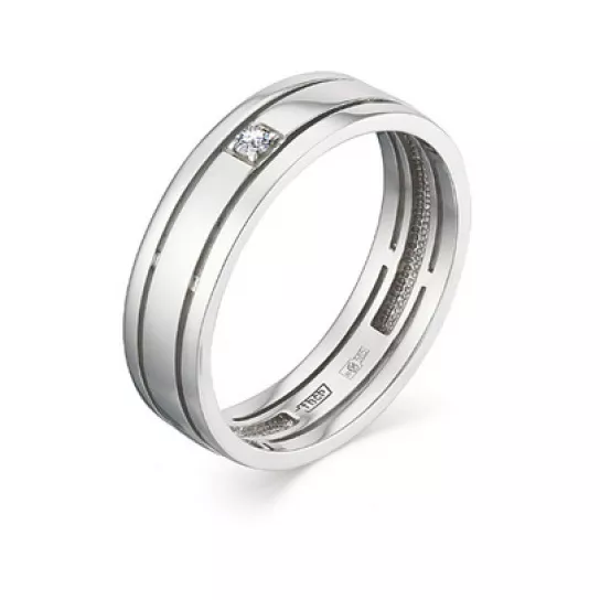 Кольцо с бриллиантами из золота