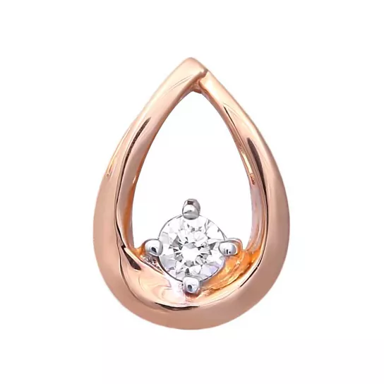 Подвеска с бриллиантами из золота