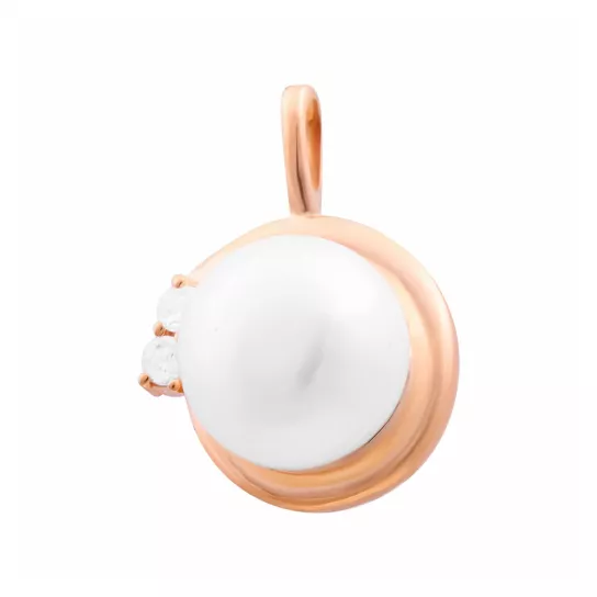 Подвеска с жемчугом из золота