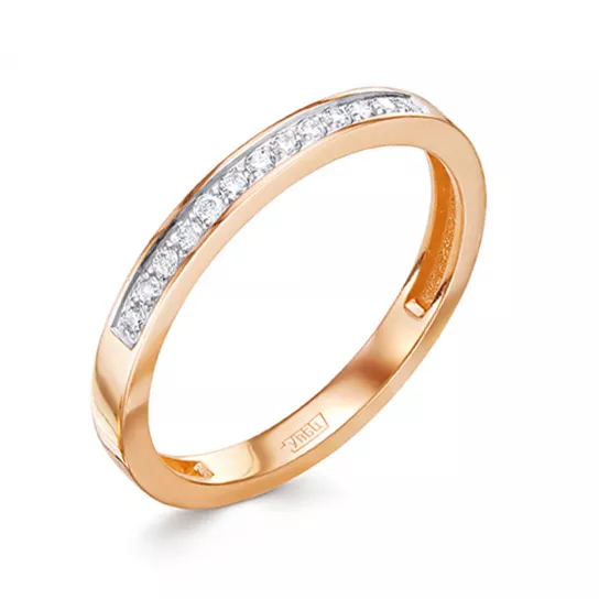 Кольцо с бриллиантами из золота