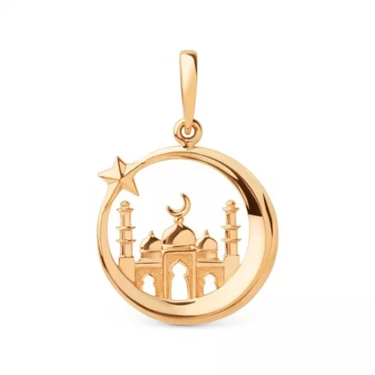 Подвеска мусульманская из золота
