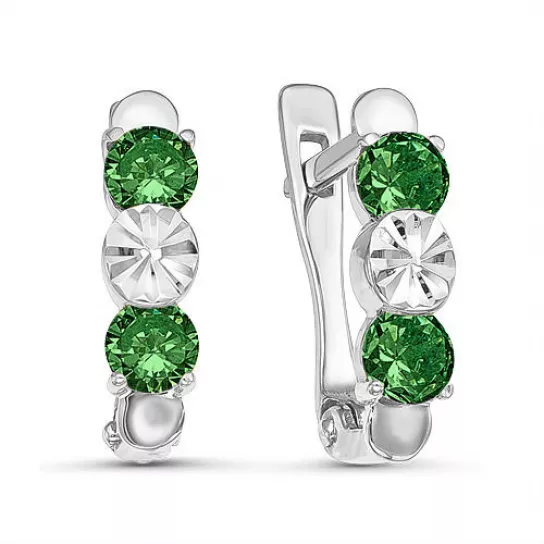 Серьги детские из серебра