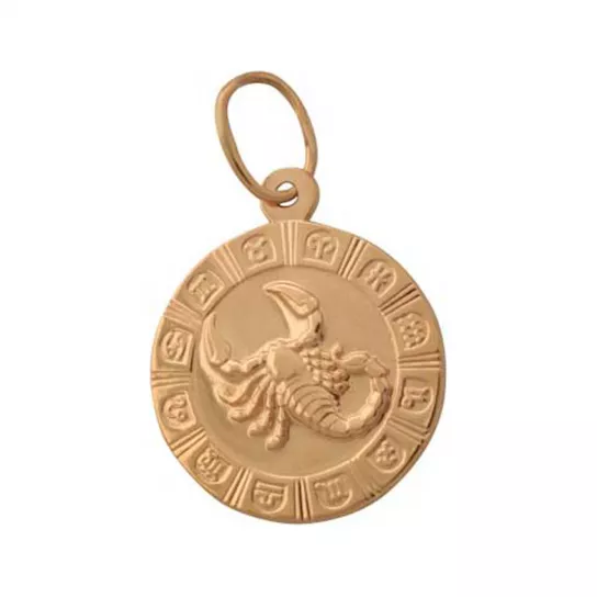 Подвеска зодиак из золота