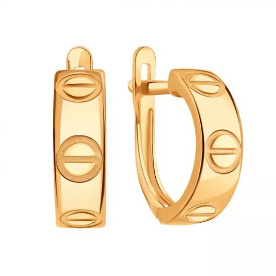 Серьги из золота