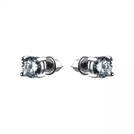 Пусеты из серебра