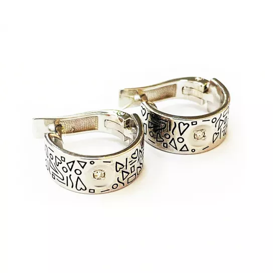 Серьги из серебра