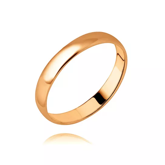 Кольцо обручальное из золота
