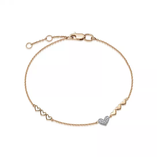 Браслет с бриллиантами из золота