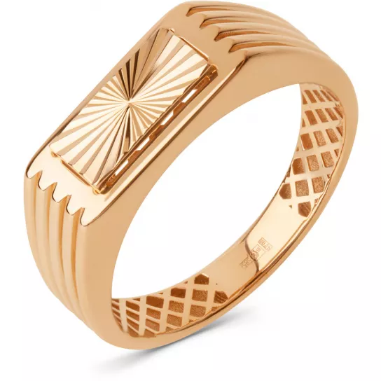 Кольцо-печатка из золота