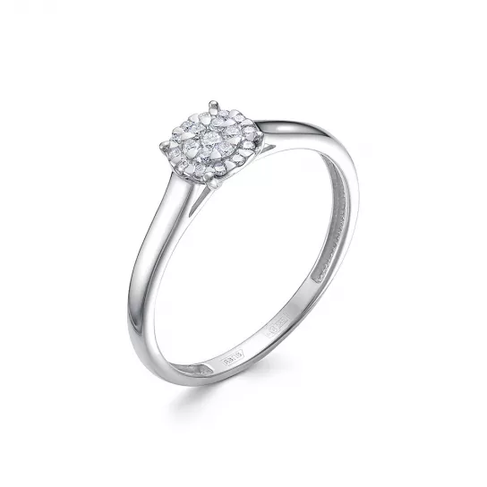 Кольцо с бриллиантами из золота